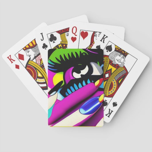 Huilend voor je Phycodelic Pokerkaarten (Achterkant)