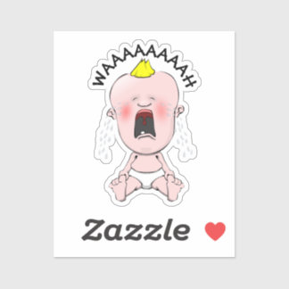 Huilende Baby Sticker