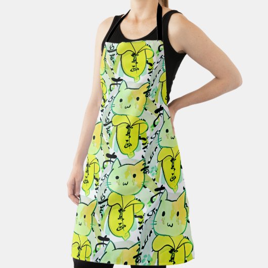 Huilende Banaan Kat Grappig Schort (Insitu)