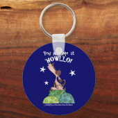 Huilende Basset Hound Night Sleutelhanger (Voorkant)