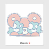 huilende beer cute Kawaii auto sticker waterdicht (Vel)