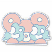 huilende beer cute Kawaii auto sticker waterdicht (Voorkant)