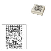 HUILENDE BESCHERMENGEL VAN HET KIND, BEGRAAFPLAATS RUBBERSTEMPEL (Gestempeld)