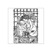 HUILENDE BESCHERMENGEL VAN HET KIND, BEGRAAFPLAATS RUBBERSTEMPEL (Afrduk)