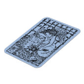 HUILENDE BEWAARENGEL, BEGRAAFPLAATS, HARTELIJK LEE MAGNEET (Linkerzijde)