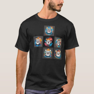 Huilende boze marshmallow t-shirt