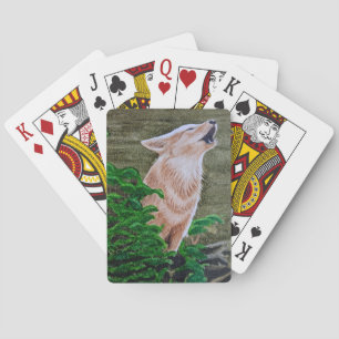 Huilende Coyote Pokerkaarten