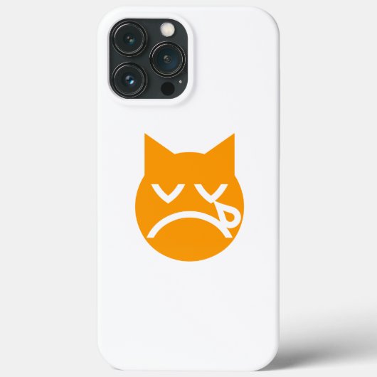 Huilende Emoji Kat Case-Mate iPhone Case (Achterkant)
