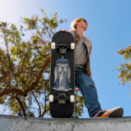 Huilende Engel met Blauwe Politie Box 1 Persoonlijk Skateboard