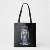 Huilende engel met blauwe politie box 1 tote bag (Voorkant)