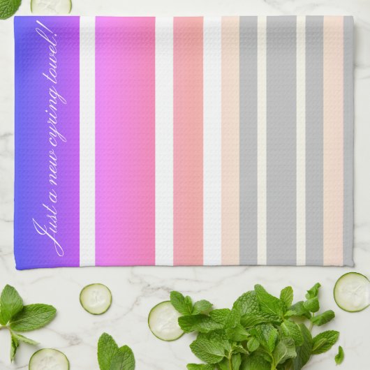 Huilende handdoek grappig cadeau (Gevouwen)