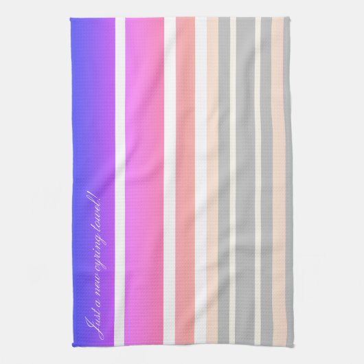 Huilende handdoek grappig cadeau (Verticaal)