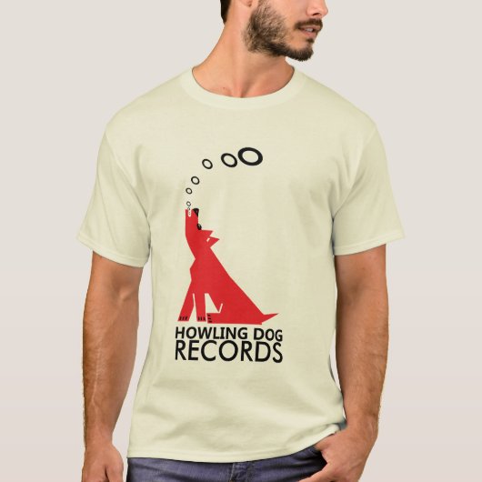 Huilende hond t-shirt (Voorkant)