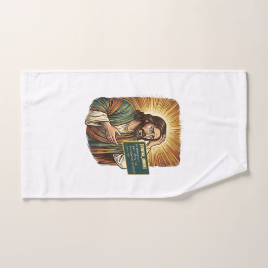 Huilende Jezus Syntaxisfout Codering Programmeur S Handdoek (Handdoek)