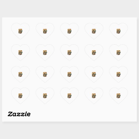 Huilende Jezus Syntaxisfout Codering Programmeur S Hart Sticker (Vel)