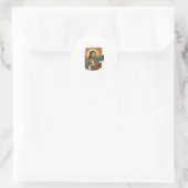 Huilende Jezus Syntaxisfout Codering Programmeur S Ronde Sticker (Tas)
