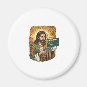 Huilende Jezus Syntaxisfout Codeur Programmeur Sof Magneet