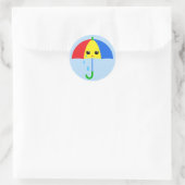 Huilende Kasa Ronde Sticker (Tas)