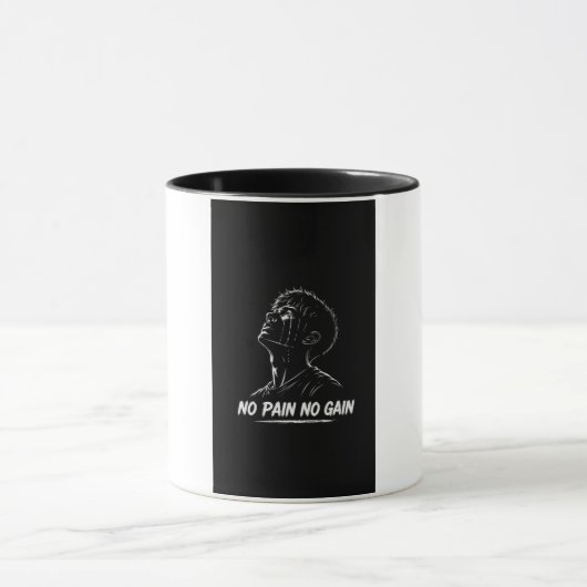 Huilende Man Klassieke Mok (Midden)