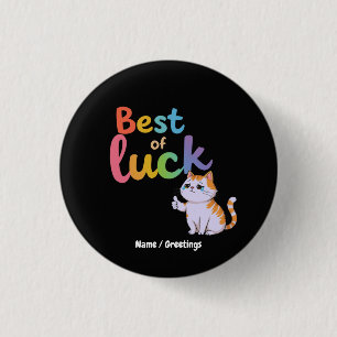 Huilende Meme Kat Sarcasistische Geluksillustratie Ronde Button 3,2 Cm