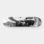 huilende mexicaanse kust schedel skateboard (Horizontaal)