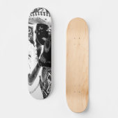 huilende mexicaanse kust schedel skateboard (Voorkant)