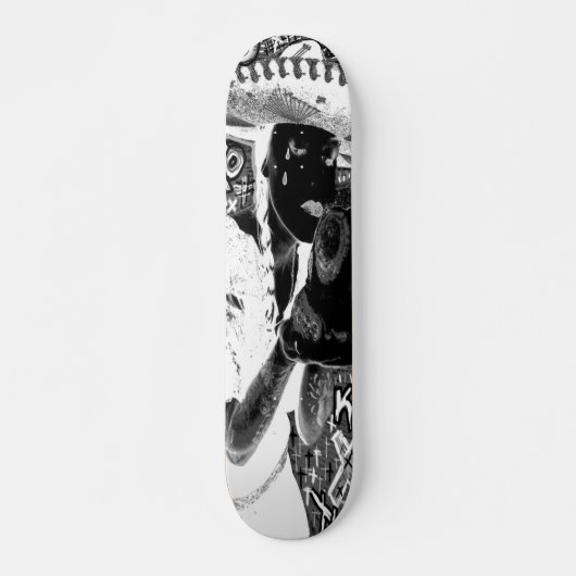 huilende mexicaanse kust schedel skateboard (Voorkant)