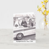 Huilende moeder in ambulance Zingt een Lull-a-bye Kaart (Gele Bloem)