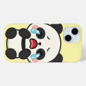 Huilende Panda – Schattigee trieste Panda Telefoon Case-Mate iPhone Case (Achterkant (horizontaal))