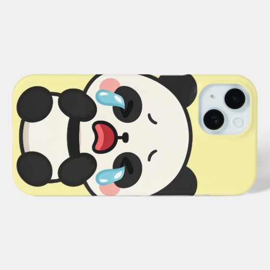 Huilende Panda – Schattigee trieste Panda Telefoon Case-Mate iPhone Case (Achterkant (horizontaal))