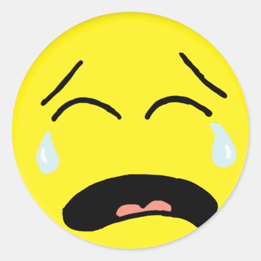 Huilende Sticker (Voorkant)