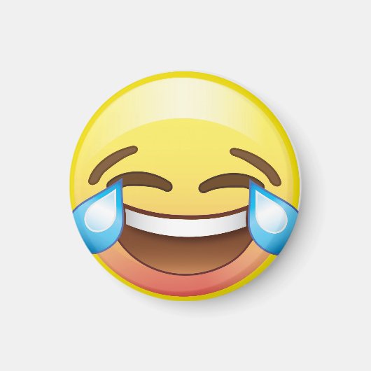 Huilende tranen van LOL's Happy Laughing Emoji Mag Magneet (Voorkant)