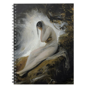 Huilende vrouw (door Horace Vernet) Notitieboek