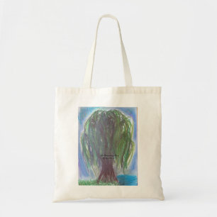 Huilende wilgen canvas tas