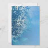 Huilende Willow Etherische Dreamy Sky Save the Dat Kaart (Achterkant)