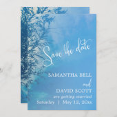 Huilende Willow Etherische Dreamy Sky Save the Dat Kaart (Voorkant / Achterkant)