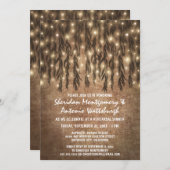 Huilende Willow Tree repetitie diner uitnodigingen (Voorkant / Achterkant)