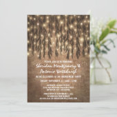 Huilende Willow Tree Verlovingsfeestuitnodigingen Kaart (Staand voorkant)