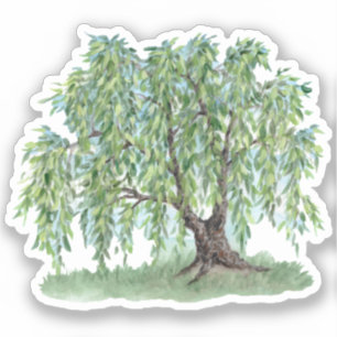 Huilende Willow Vinyl Sticker