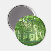 Huilende Willows met Vijver Magneet (Voorkant / Achterkant)