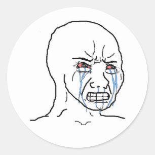 Huilende wojak stickers