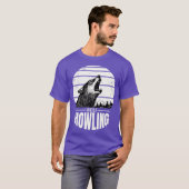 Huilende Wolf 2 T-shirt (Voorkant volledig)