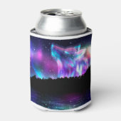 Huilende wolf geest blikjeskoeler (Blikje Voorkant)