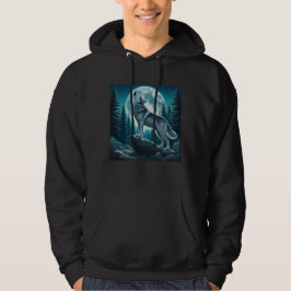 Huilende Wolf Hoodie