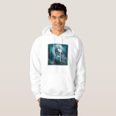 Huilende Wolf Hoodie (Voorkant volledig)