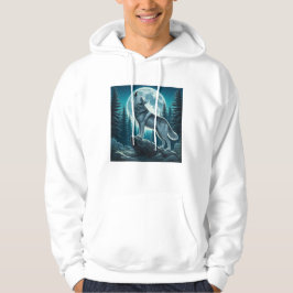 Huilende Wolf Hoodie