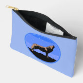 Huilende Wolf in de Winter - Originele Wilde Natuu Etui (Open)