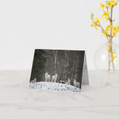 Huilende Wolf Kaart (Gele Bloem)