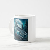 Huilende Wolf Koffiemok (Voorkant links)