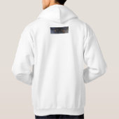 HUILENDE WOLF & MAAN Hoodie met Wildlife Poem (Achterkant)